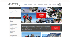 Desktop Screenshot of mountainproguiding.com